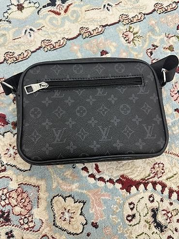Другие сумки: Сумка через плечо Louis Vuitton, цвет графит/черный с монограммным — 2