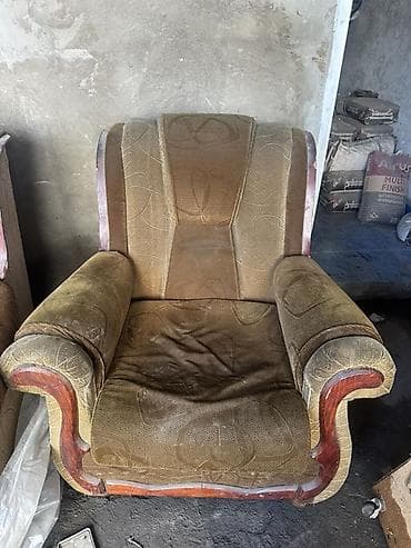 диван 3 в 1: Комплект мягкой мебели, цвет - Коричневый — 2