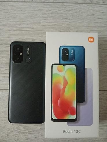 редми 12с чехол: Redmi, Redmi 12C, Б/у, 64 ГБ, цвет - Черный, 2 SIM — 2