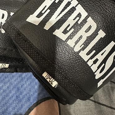 pro force: Боксерские перчатки Everlast, черные - Классическая форма с плотным — 3