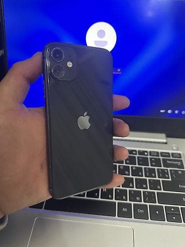 13 iphone: IPhone 11, Новый, 64 ГБ, Черный, Зарядное устройство, Защитное стекло, Чехол, 75 % — 2