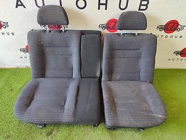 vw: Заднее сиденье, Ткань, текстиль, Volkswagen 1994 г., Оригинал — 1