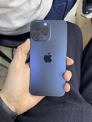 IPhone 15 Pro Max, Б/у, 256 ГБ, Blue Titanium, 88 %
