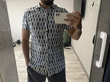 armani code: Мужская рубашка Koton - Линия: Casual Collection - Посадка: Slim Fit — 1