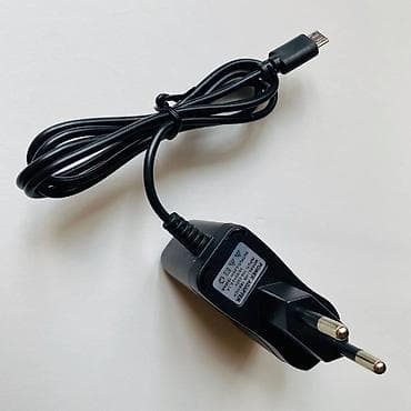 Блок питания HBT-061 micro USB (5V, 1A, LED, Black). Адаптер питания
