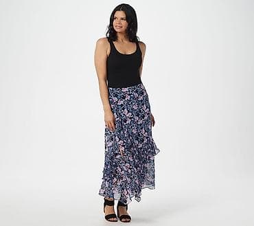 юбочка: Легкая летняя юбочка от Vince Camuto, размер 4, примерно на XS/S — 2