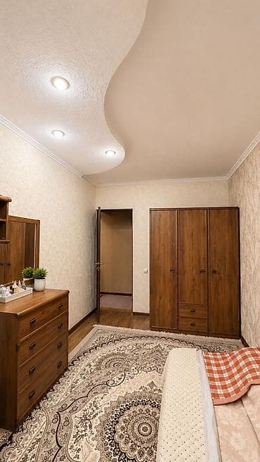 ош продажа квартира: 3 комнаты, 61 м², Индивидуалка, 3 этаж, Евроремонт — 1