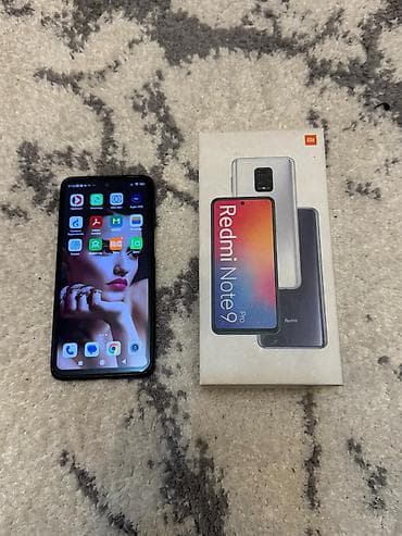 redmi 9 с: Redmi, Redmi Note 9 Pro, Колдонулган, 128 ГБ, түсү - Көк, 2 SIM — 1