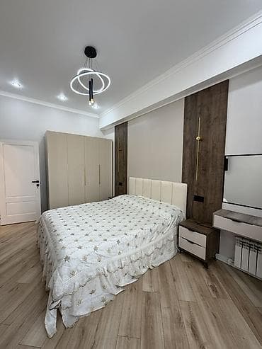 квартира бишкек аламидин 1: Зал үчүн гарнитур, Диван, Кездеме, түсү - Саргыч боз — 5