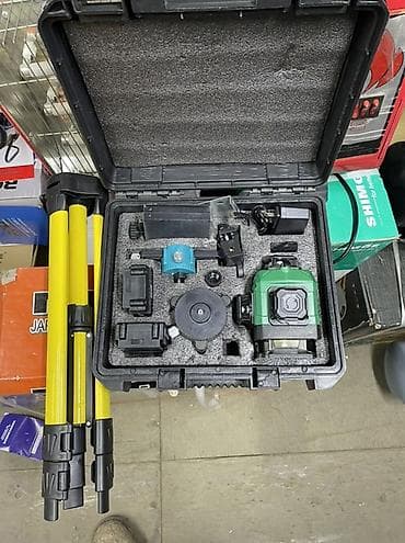 Генераторы: Лазерные уровни (мультилинейные, зелёный луч), аккумуляторные По — 8