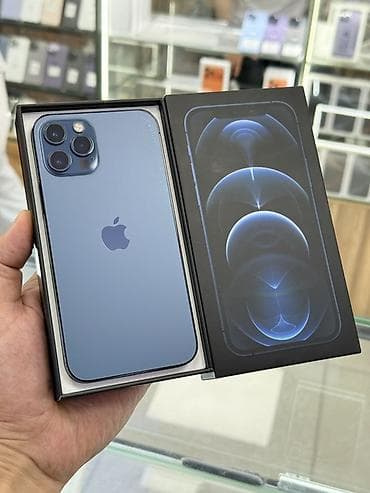 mi 7: IPhone 12 Pro, Б/у, 128 ГБ, Pacific Blue, Коробка, 79 % — 1
