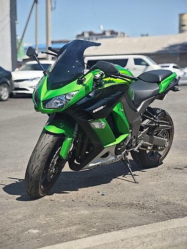 Спортбайк Kawasaki, 1000 куб. см, Бензин, Взрослый, Б/у