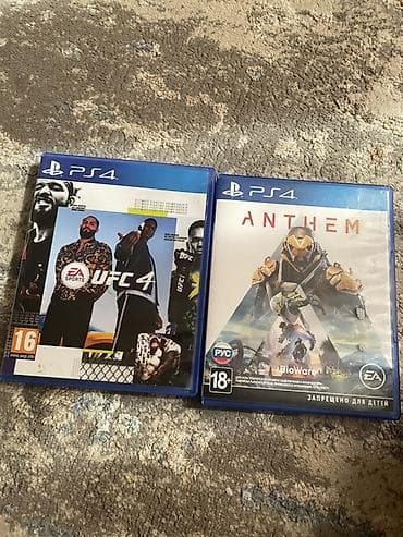 note 10plus: Набор игр для PlayStation 4: **EA Sports UFC 4** и **Anthem** — 1