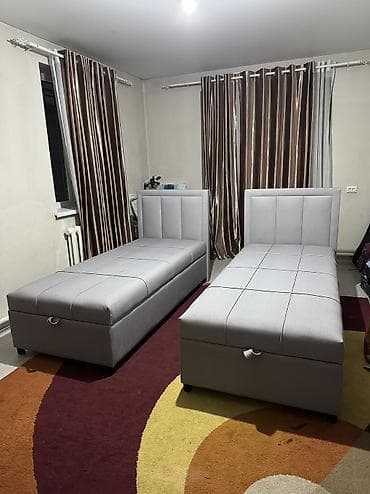 односпальная кровать: Кровать Односпальные кровати высокого качество паралон Россия ткань — 5