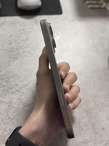 aiphone x: IPhone 16 Pro Max, Б/у, 256 ГБ, Natural Titanium, Чехол, Кабель, Коробка, 98 % — 4