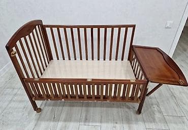 кравать трансформер: Детская кровать трансформер, Б/у, Другой тип, цвет - Коричневый — 4