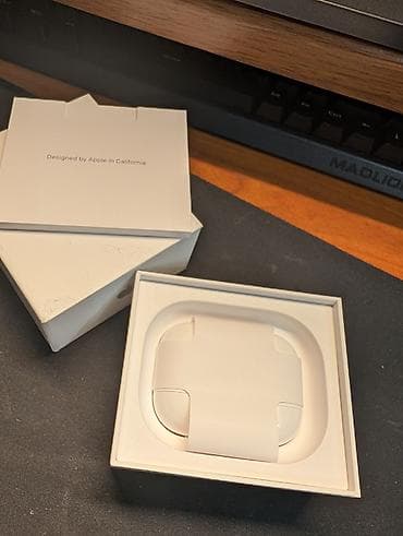 pocket 2: Беспроводные вакуумные наушники, Apple, AirPods Pro, Б/у — 4