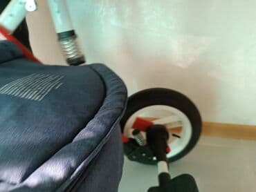 прогулочные коляски cam: Коляска, цвет - Голубой, Б/у — 21