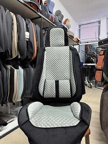 авто сидение: Чехлы Велюровые, цвет - Черный — 9