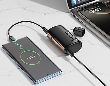 hoco колонка: Power Bank HOCO Q50 Victory PD20W с кабелем, 10000 мА·ч, черный - — 3