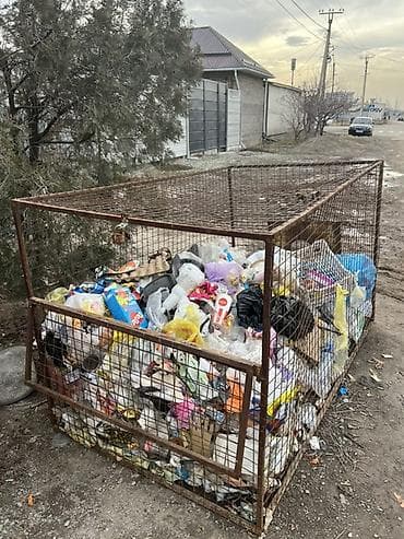 Металлический контейнер-сетка для сбора вторсырья Описание: - — 2