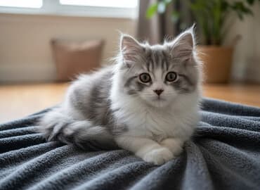 кукольный домик бу: Скотиш Страйт (Шотландская прямоухая), 3 месяца, девочка, Приучена в — 1