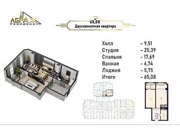 ищу квартиру колмо: 2 комнаты, 65 м², Элитка — 1