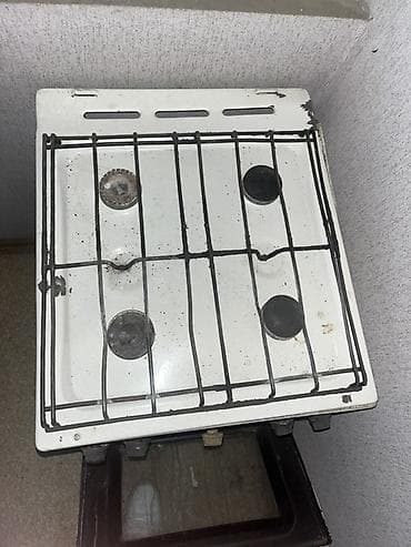 Газовая плита с духовкой, компактная, напольная. Основные — 3
