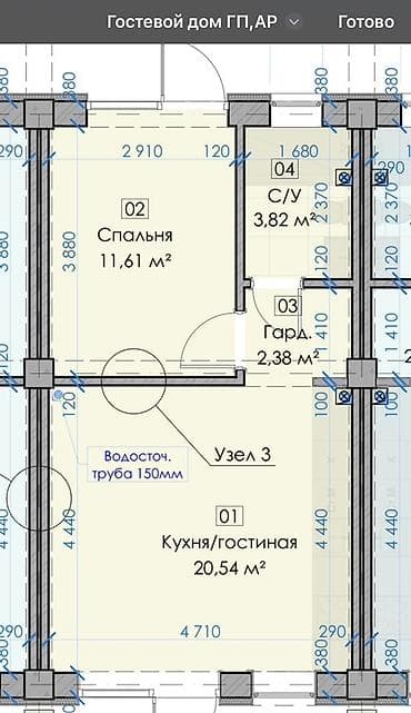2 комнаты, 40 м², Индивидуалка, 2 этаж, Готовая ПСО (под самоотделку) at lalafo.kg 2 комнаты, 40 м², Индивидуалка, 2 этаж, Готовая ПСО (под самоотделку)