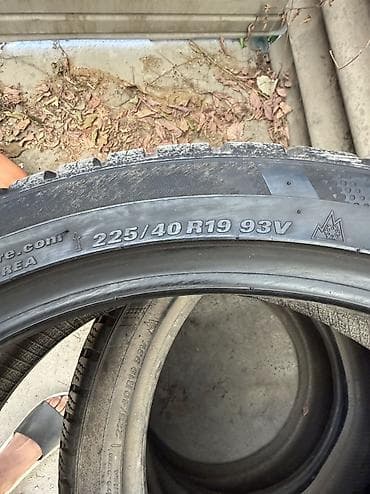 19: Шины 225 / 40 / R 19, Зима, Б/у, Комплект, Легковые, Корея, Kumho — 4