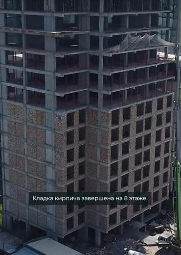107: 3 комнаты, 107 м², Средний Джал Элитка, 9 этаж, ПСО (под самоотделку) — 2