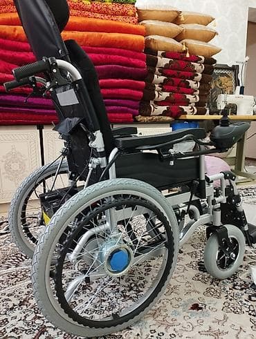 ротор: Электрическая коляска с жостиком новая масло с запосным аккумулятором — 4