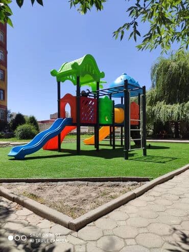 надувной бассейн для взрослых: Детская горка Для улицы, Пластик, Новый — 2