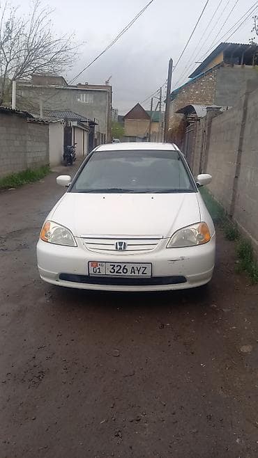 civic 1991: Honda Civic: 2001 г., 1.7 л, Вариатор, Бензин, Седан — 5