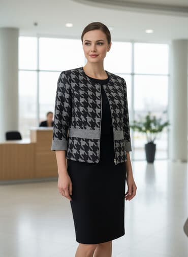 Костюм с юбкой, Модель юбки: Прямая, Миди, Пиджак, M, L