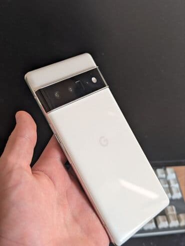 Google Pixel 6 Pro, Б/у, 128 ГБ, цвет - Белый, 1 SIM