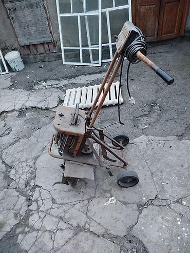 мотоблок ротор: Электрический культиватор, 60-80 см, Б/у — 2