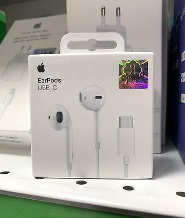 купить наушники айфон оргинал: Вкладыши, Apple, Новый, Проводные, Классические — 1