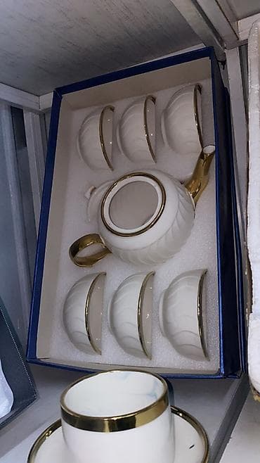 восточные: Фарфоровые чайные и кофейные наборы в подарочных коробках. Варианты — 6