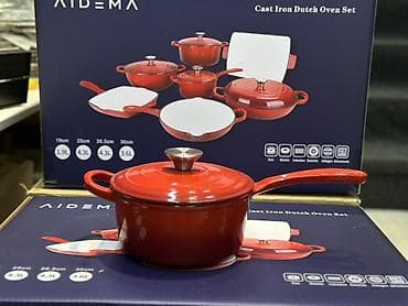 Кухонные принадлежности: Набор чугунной посуды AIDEMA — Cast Iron Dutch Oven Set Состав — 5