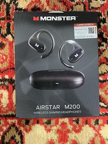 Monster Airstar M200 — беспроводные игровые наушники с заушным