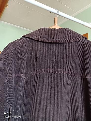 одежди: Мужское пальто Hugo Boss из вельвета - Модель: двубортное — 5