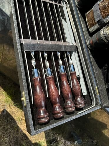 для шашлык: Шашлычный набор,набор для шашлыка,подарок для мужчин,мужские — 5