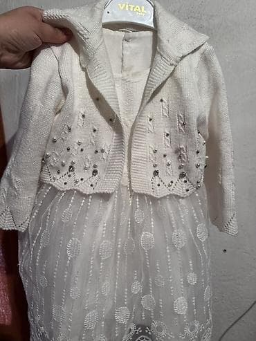 модные кофты: Комплект, цвет - Белый, Б/у — 1