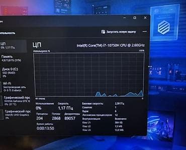 графический экран: Игровой, Б/у, Intel Core i7 — 5