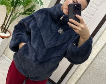 теплый и удобный: Шуба, Норка, Короткая модель, M, L — 1