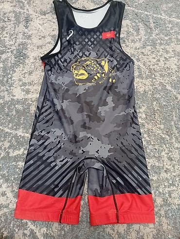 рашгард для мма: Борцовский трико Asics (KGZ) - Тип: одноцелое эластичное трико для — 2