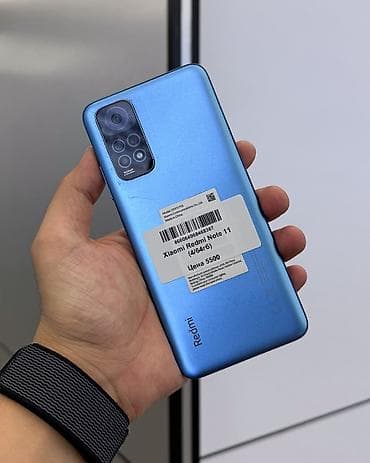Redmi, Redmi Note 11, Б/у, 64 ГБ, цвет - Синий, В рассрочку, 2 SIM