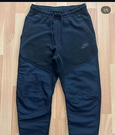 Киреге берилүүчү кийимдер: Nike tech fleece спортивные штаны Tech‑стиля, темно‑синие/черные — 1