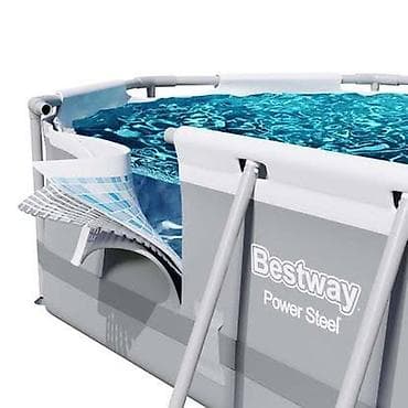 Каркасный бассейн Bestway Power Steel - Размер: 427 × 250 × 100 см — 2